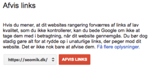 Afvis links
